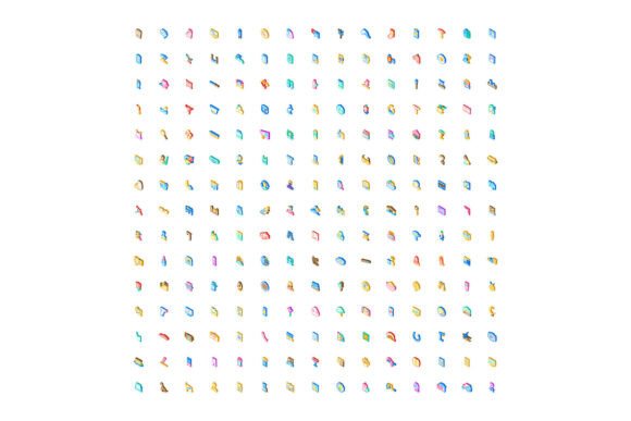 Isometric Icon Collection Displaying Var: A Modern Design Solution for Dynamic UI Needs