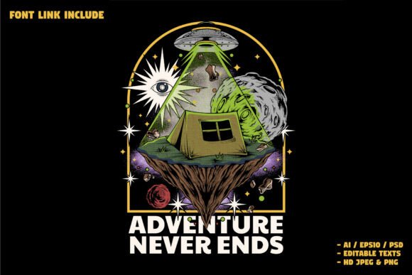 Sci-Fi Camping with UFO: A Bold Visual Identity for Modern Brands